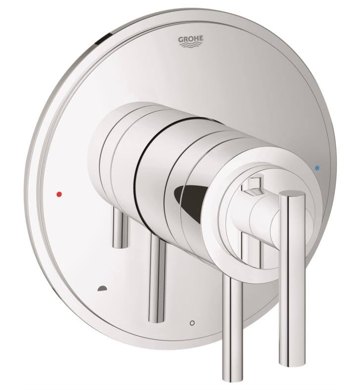 Brushed Nickel Pressure Balance Trim with Control Module N5725