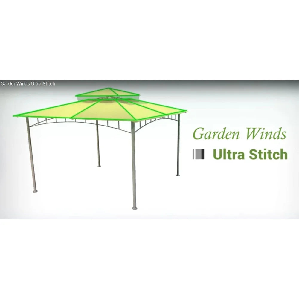 Cabana Blue Replacement Canopy Top Cover for Gazebo A358517