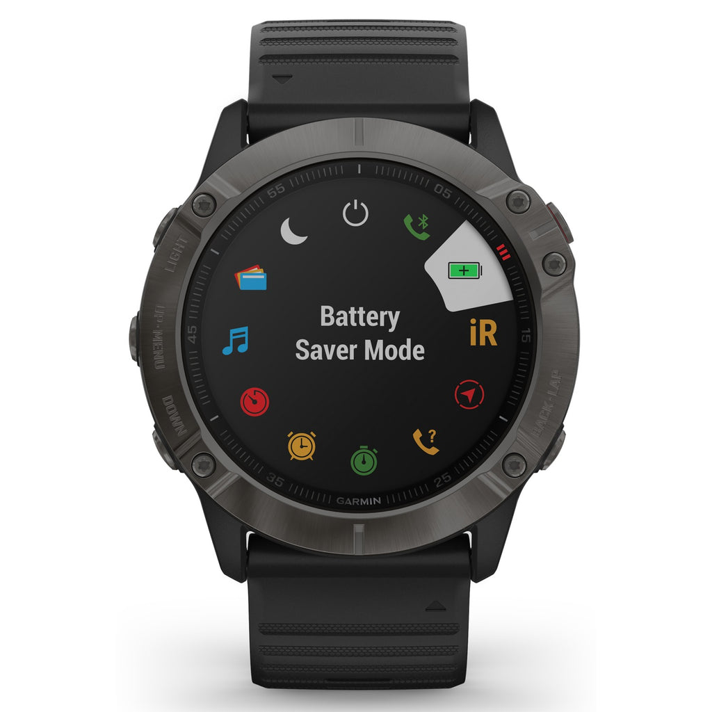 Carbon Gray DLC Sapphire Watch with Black Band K586385