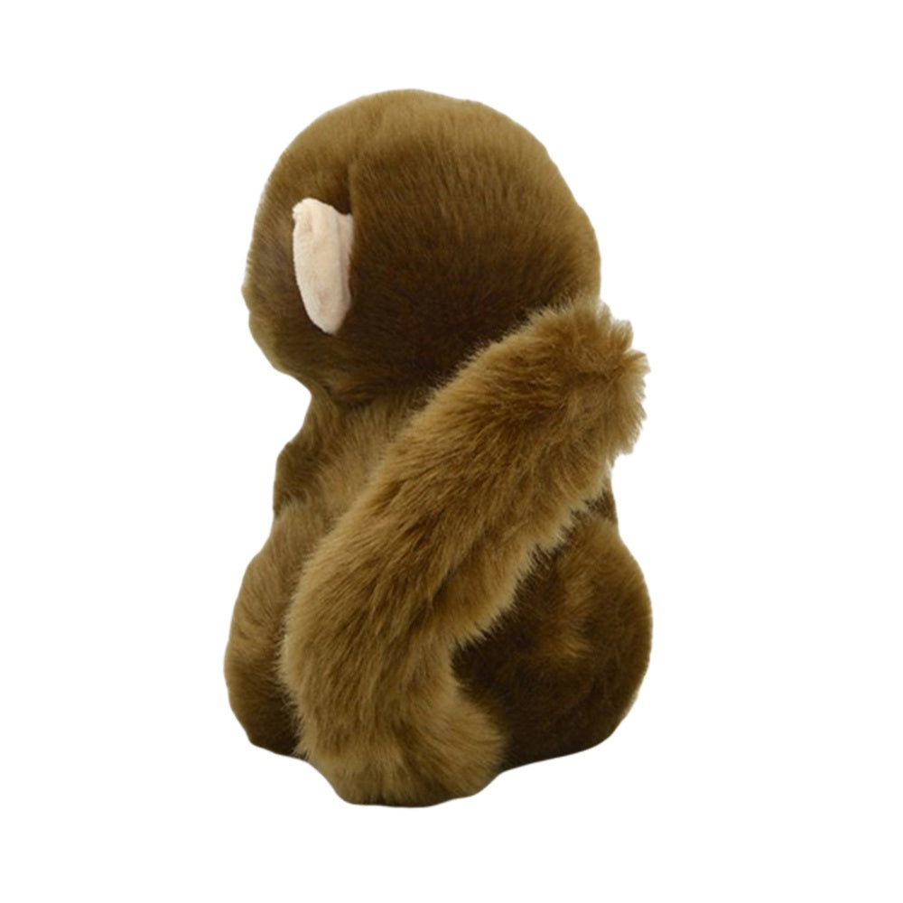 Curly Tails Plush Monkey Stuffed Animal, 8 in N98571