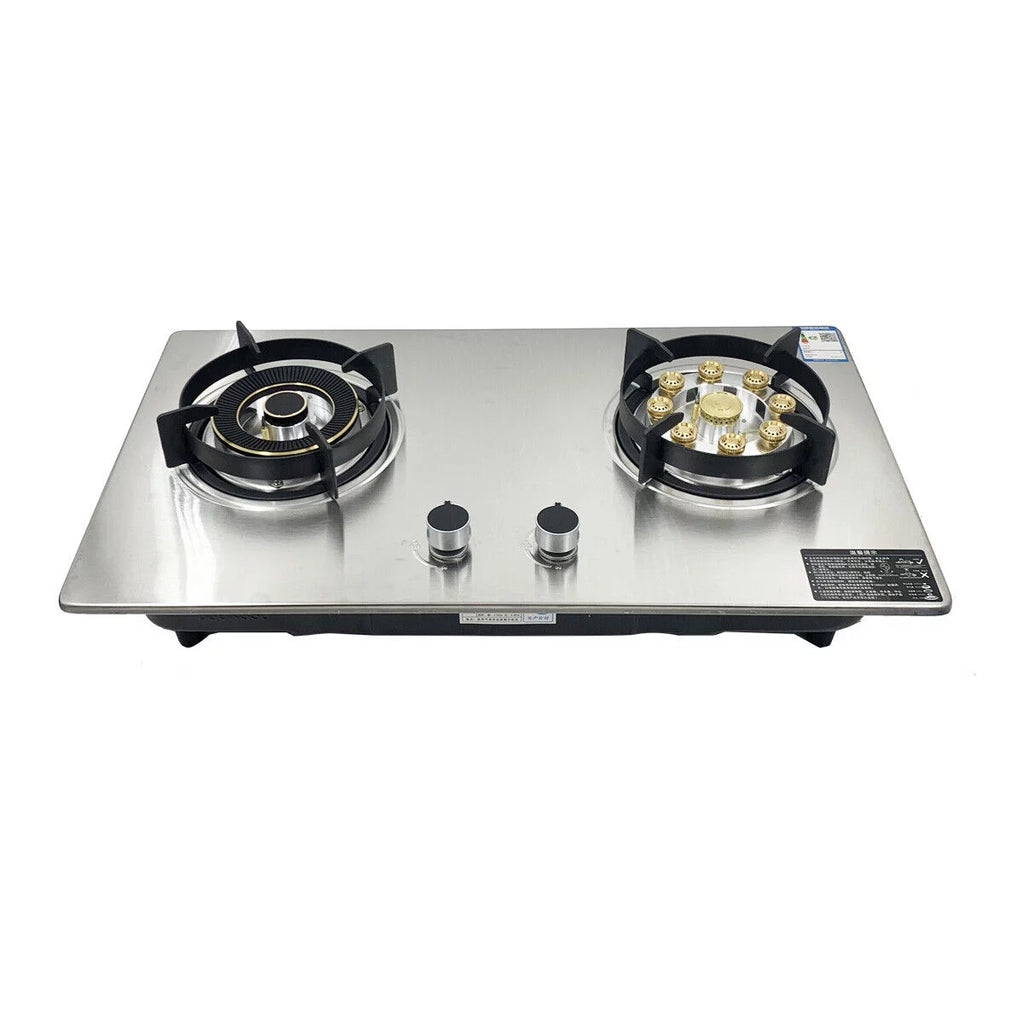 28'' Stainless 2 Burners Built-in Propane LPG Gas Stoves D4059