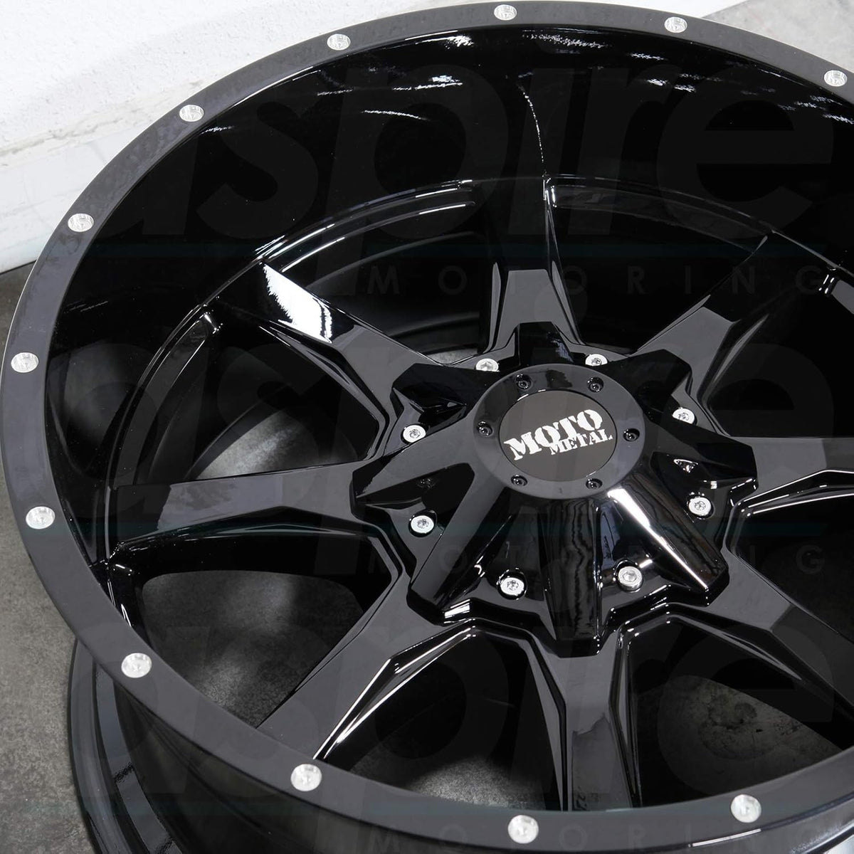 20x10 6x135/6x5.5" -24mm Gloss Black Wheel Rim 20" Inch S57983