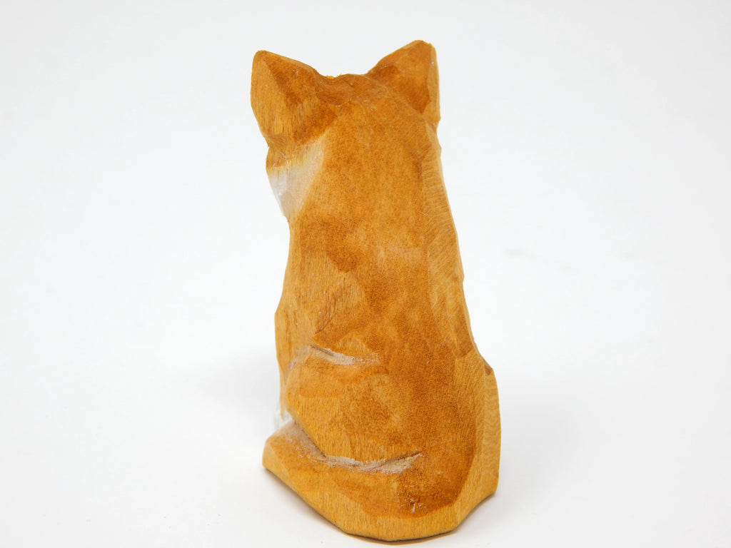 Wooden Carving Dog Figurine X7238