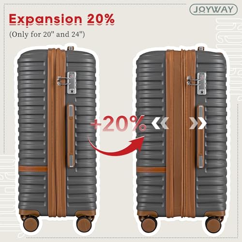 Expandable Carry on Luggage Suitcase with Spinner Wheels F271