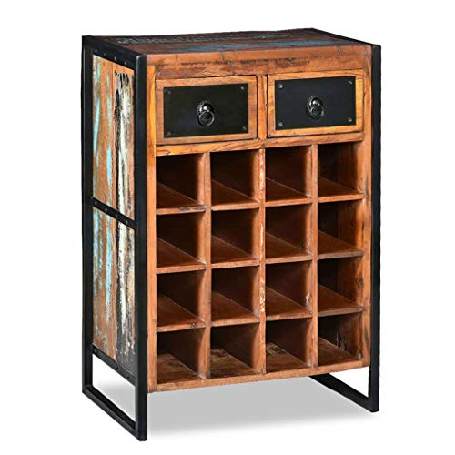 Solid Wood Wine Rack for 16 Bottles D656