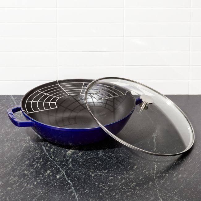 Dark Blue Cast Iron 4.5-qt Pan G5621
