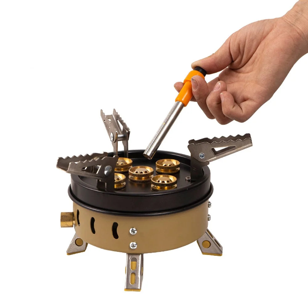 Portable Outdoor Camping Stove, Foldable Gas Cooker B342