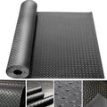 16.5ft x 3.3ft Heavy Duty Rubber Garage Floor Mat Roll Z665253