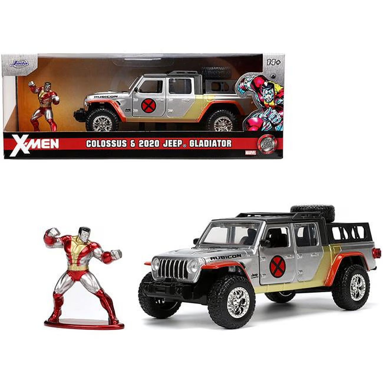 Silver Diecast Jeep Gladiator Pickup Truck Model Car Y207589