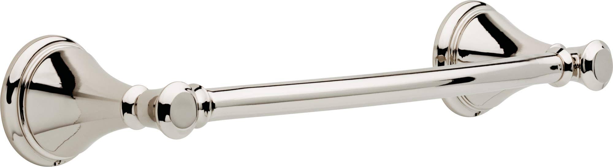 Polished Nickel Glass Shelf with Bar C54002