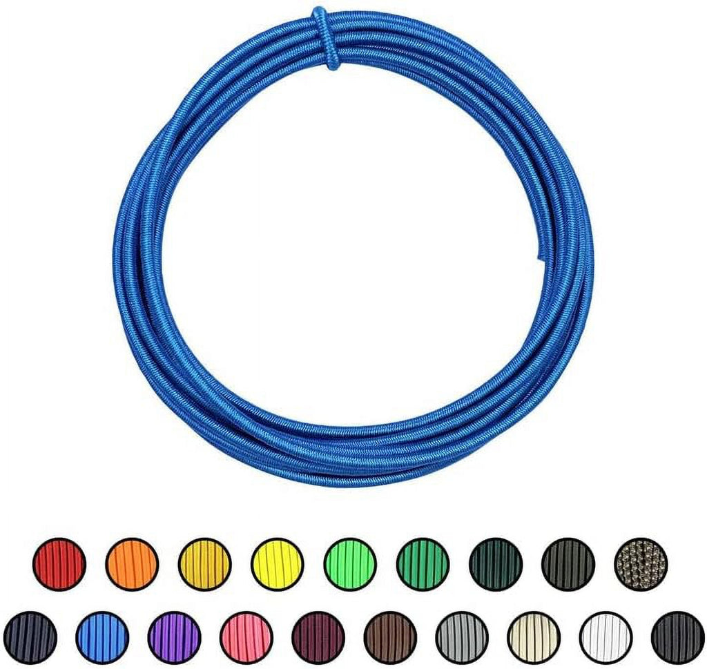 1/8" x 100ft Royal Blue Dacron Polyester Bungee Cord O19797