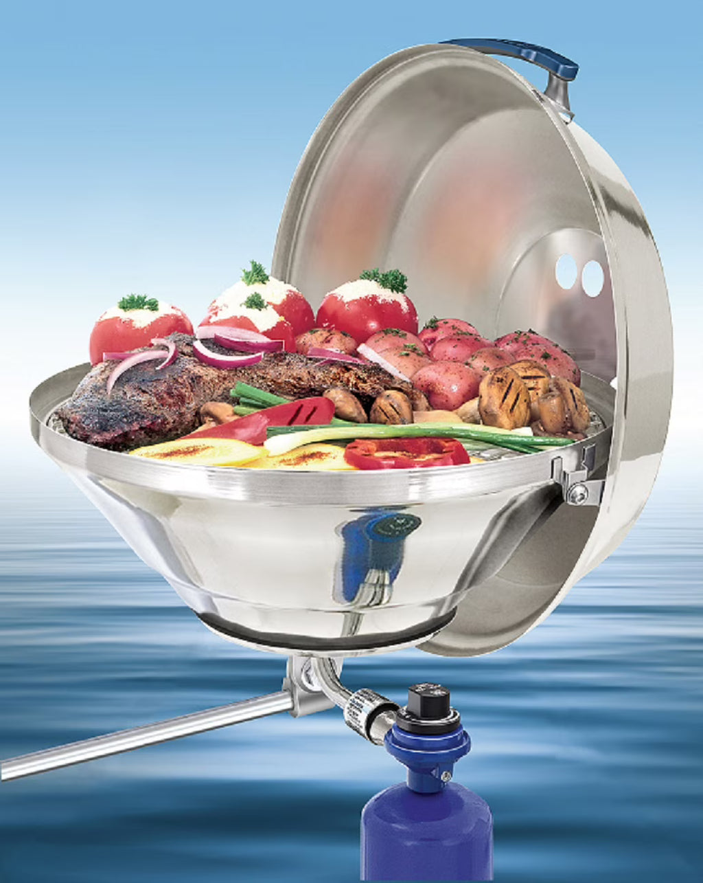 Stainless Steel Kettle Gas Grill O1010