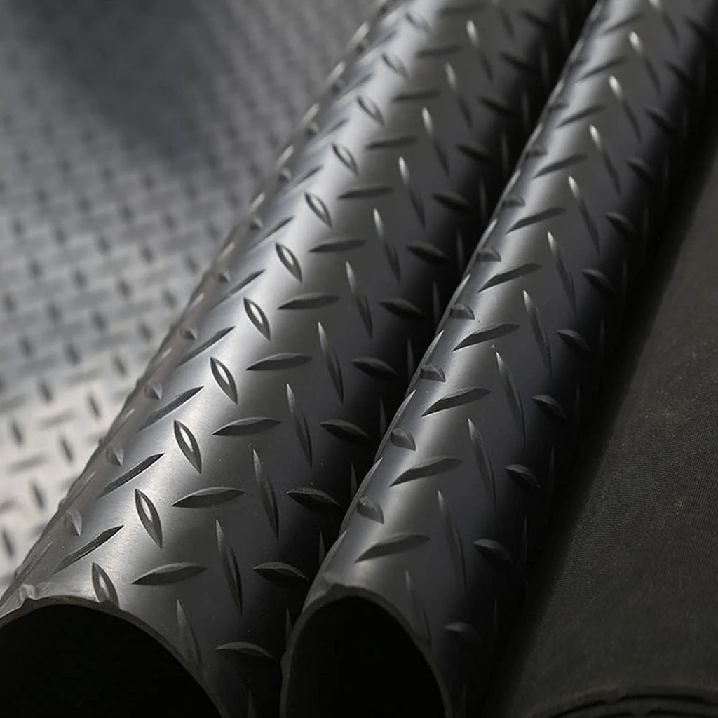 16.5ft x 3.3ft Heavy Duty Rubber Garage Floor Mat Roll Z665253
