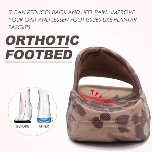Mens Recovery Sandals Open Toe Sport Slides R845