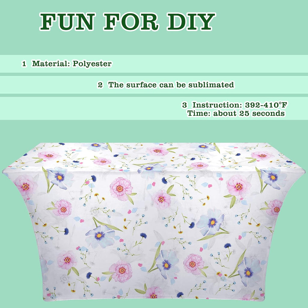 Sublimation Stretchable Polyester Tablecloth U26994