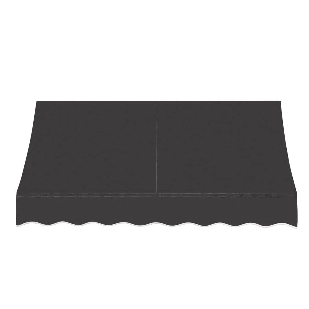 Black Acrylic Fixed Awning B849