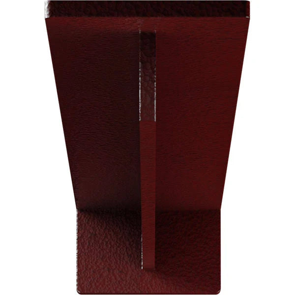 Hammered Bright Red Steel Bracket U882