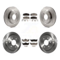 Front Rear Disc Brake Rotors and Ceramic Pads Kit Z56708