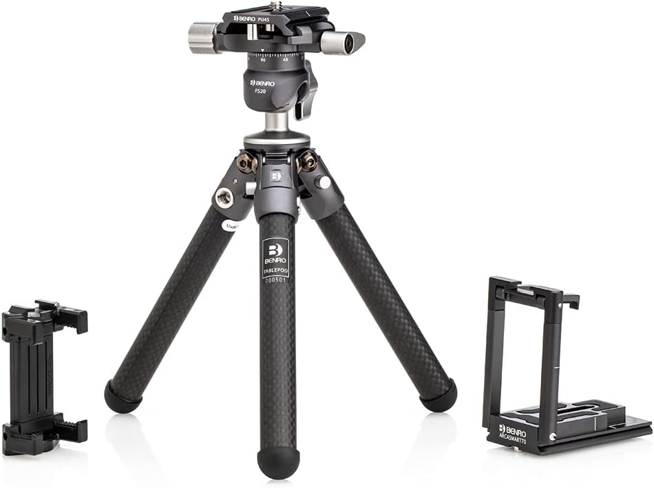 Tablepod Pro Kit with Ballhead and ArcaSmart70 Camera Plate/Smartphone Adapter C333622