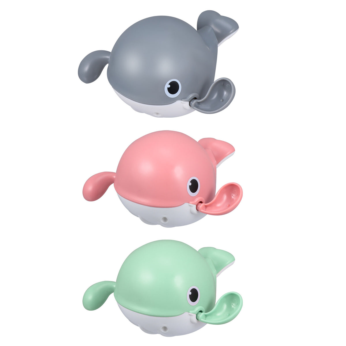 3pcs Baby Bath Toys Whale Cartoon Water Bathtub Toys G932585