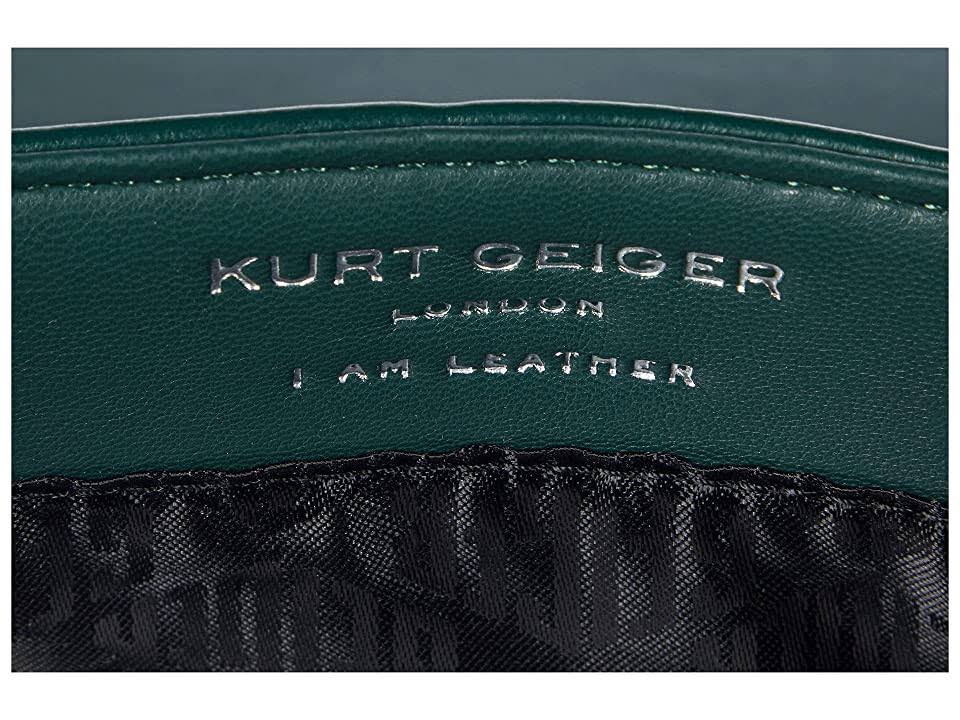 Dark Green Quilted Shoulder Bag U721