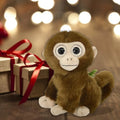 Curly Tails Plush Monkey Stuffed Animal, 8 in N98571