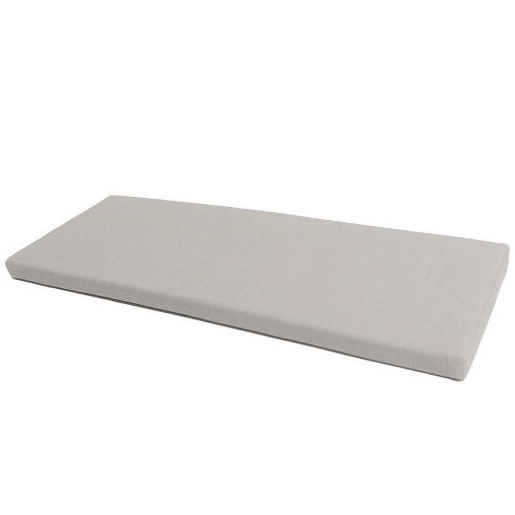 Beige 2 Inch Thickened Foam Bench Cushion with 2 Ties M399