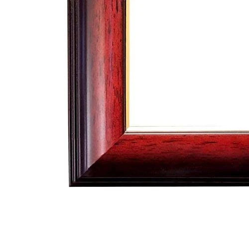 Double Diploma Frame with Double Matting for 17x22 x 14x22 Tall Diploma with Mahogany with Gold Lip 2x22 Frame C428