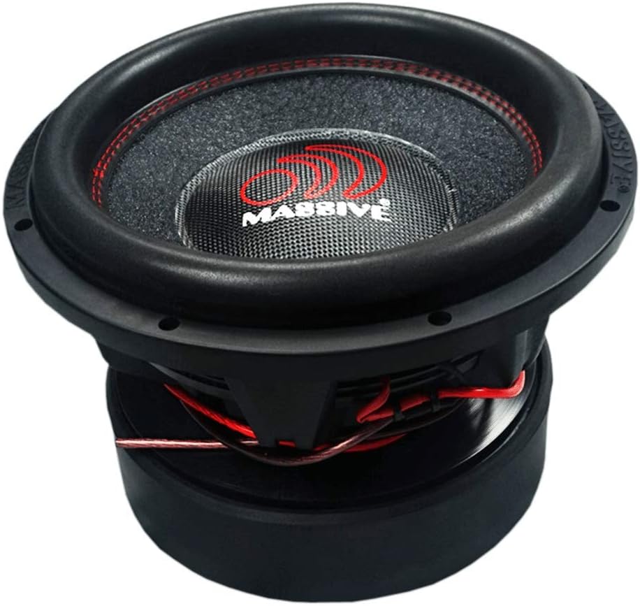 6 Inch Car Audio Subwoofer, 300 Watt RMS, Dual 4 Ohm, 2 Inch Voice Coil D144703