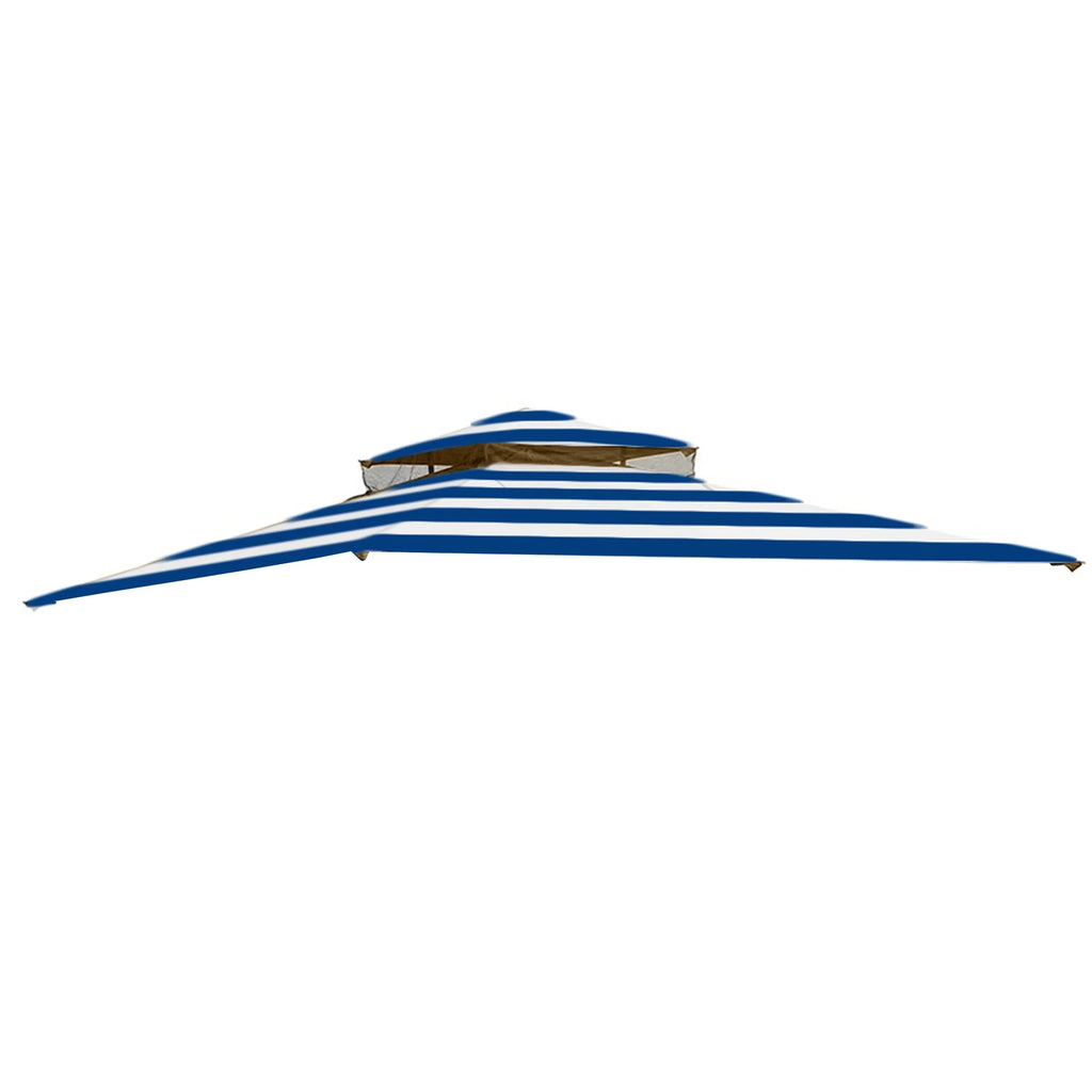 Cabana Blue Replacement Canopy Top Cover for Gazebo A358517