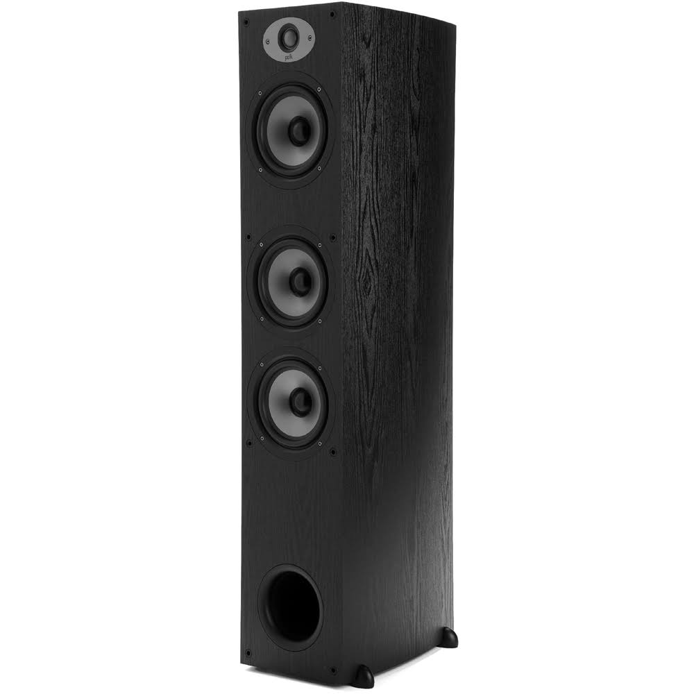 Black Tower Speaker with Three 6 1/2-Inch Drivers J942584