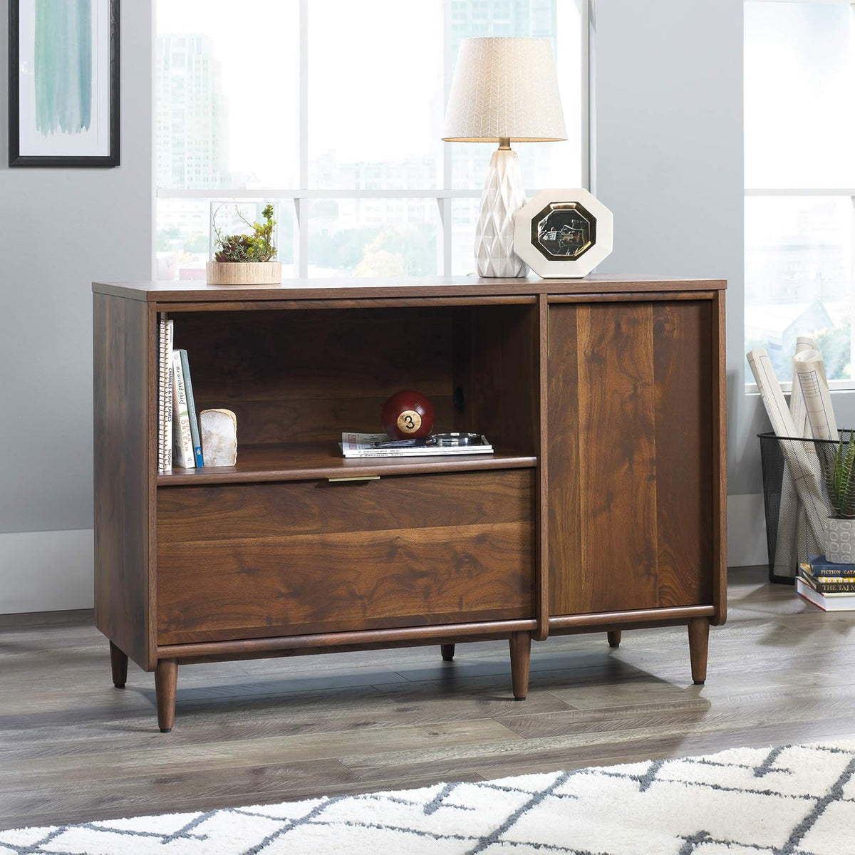 Grand Walnut Credenza I881