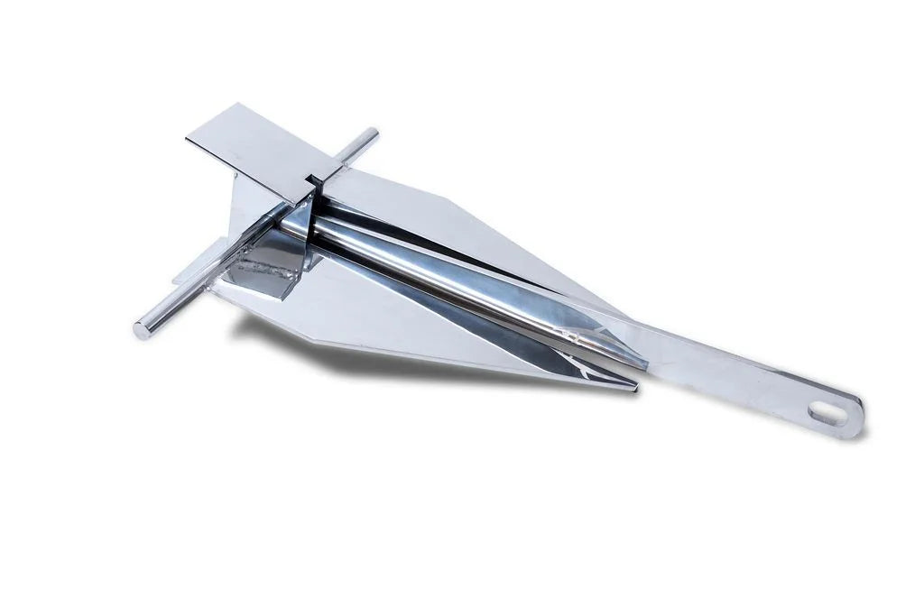 44 lb Stainless Steel Fluke Style Anchor N8376