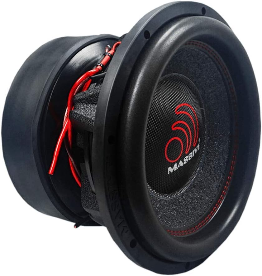 6 Inch Car Audio Subwoofer, 300 Watt RMS, Dual 4 Ohm, 2 Inch Voice Coil D144703