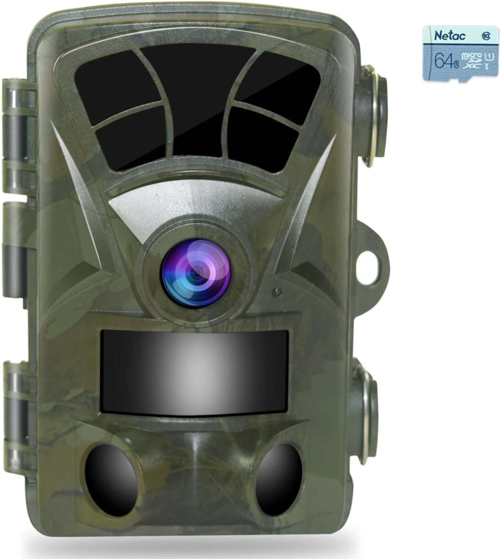4K 32MP Trail Camera with Night Vision 65ft 110° Wide Angle O5783