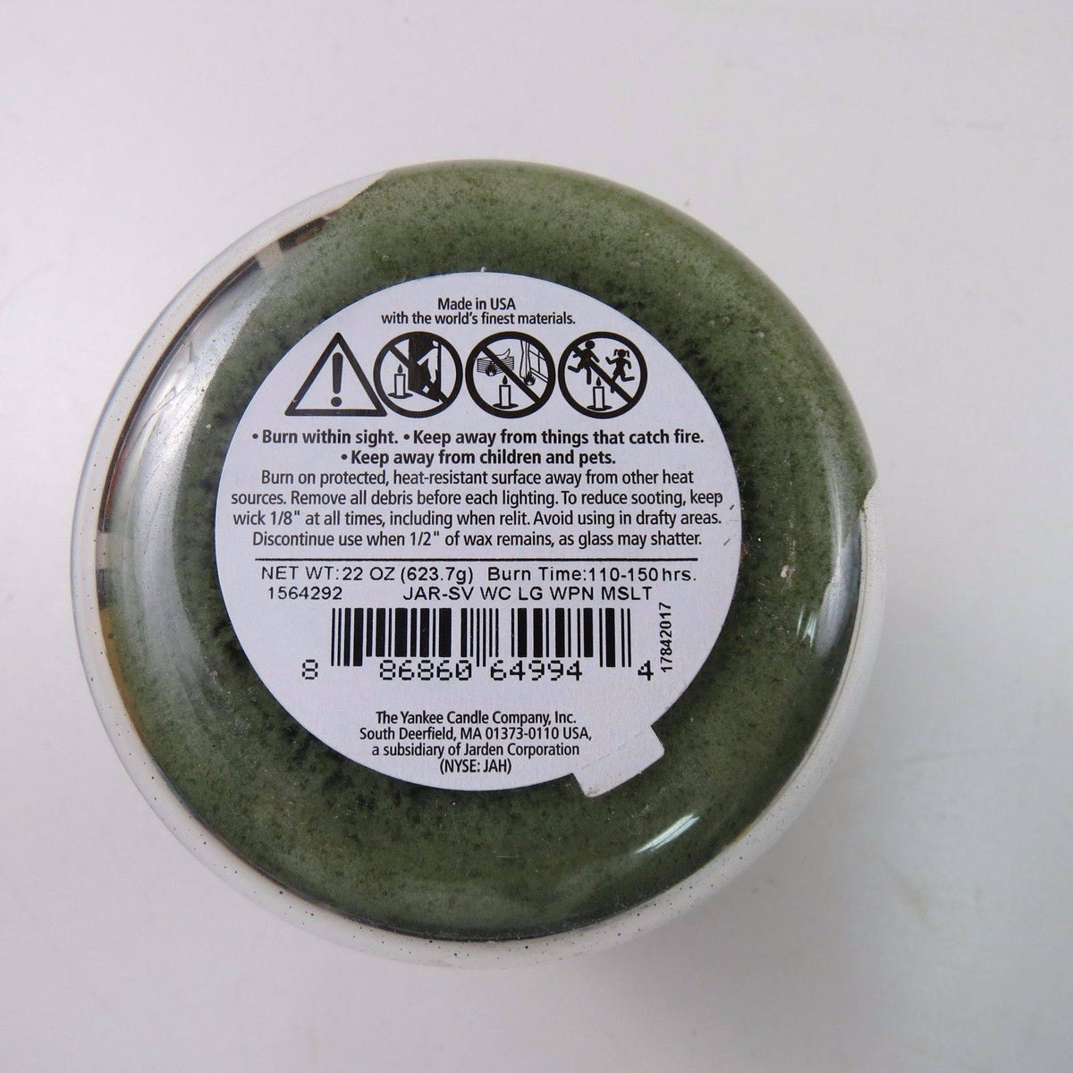 Large Jar Candle, White Pine & Mistletoe J5743