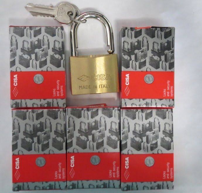 50mm Keyed Alike Brass Padlock 6pcs Y5872