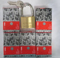 50mm Keyed Alike Brass Padlock 6pcs Y5872