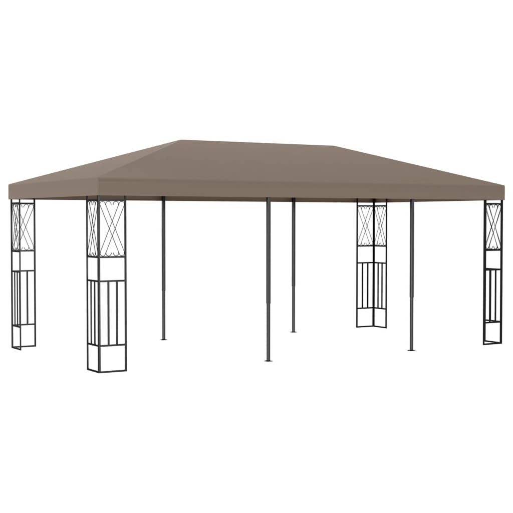 Taupe Fabric Canopy Tent Sun Shelter X186