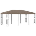 Taupe Fabric Canopy Tent Sun Shelter X186