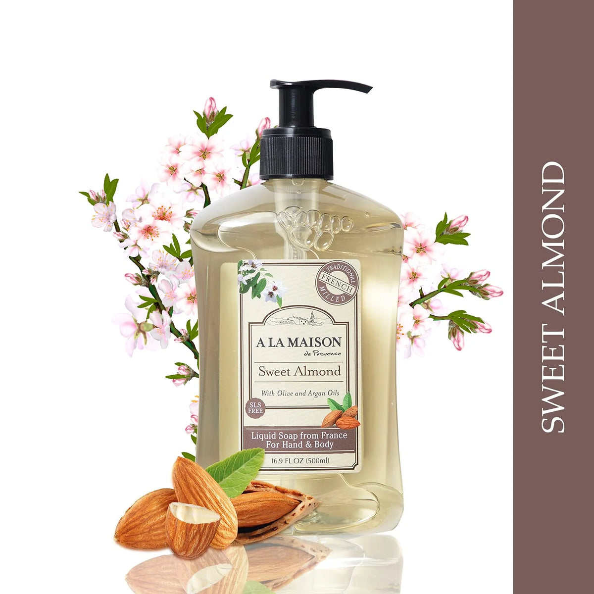 Sweet Almond Liquid Soap, 16.9 oz - 2 Pack E478