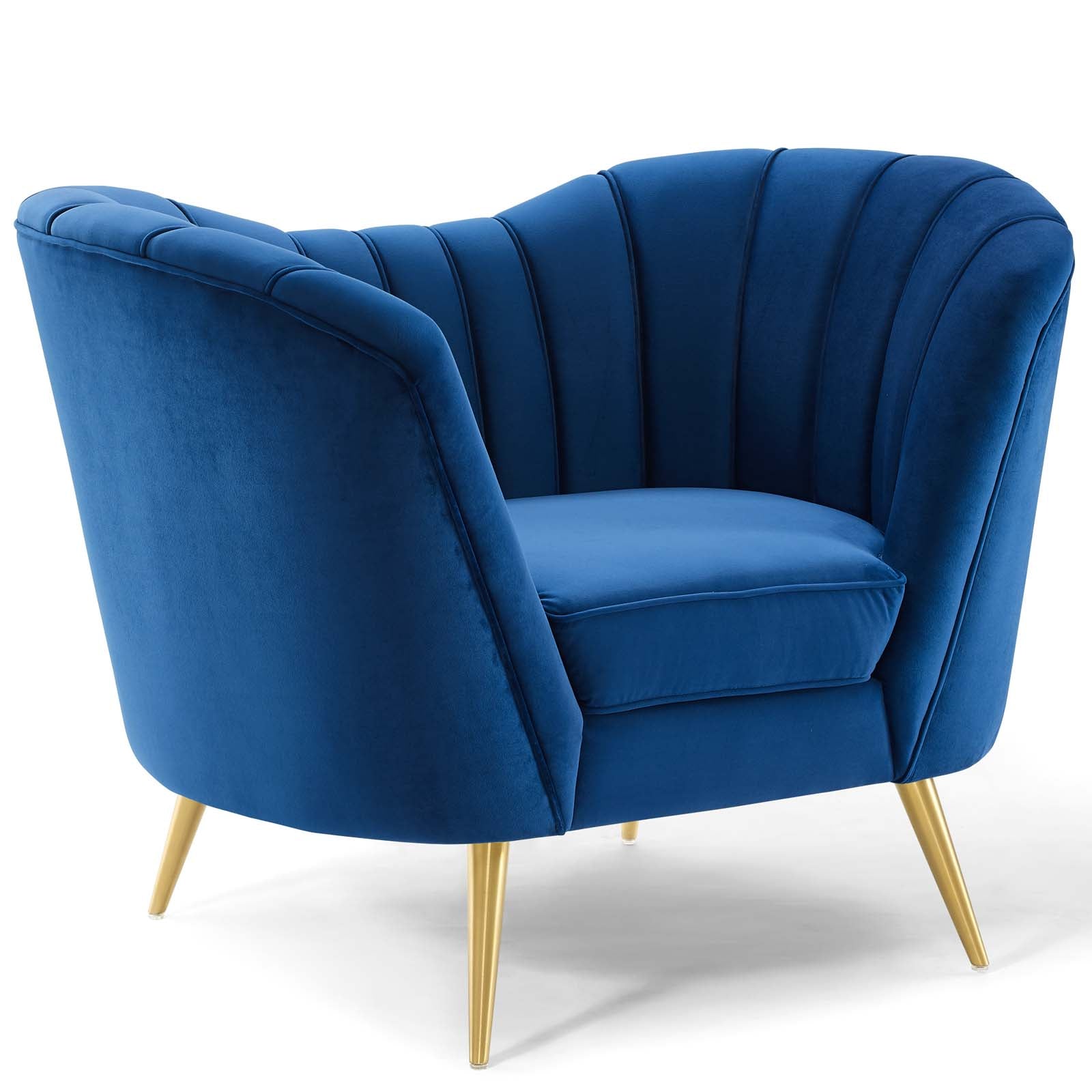 3 Piece Performance Velvet Set in Navy T6300