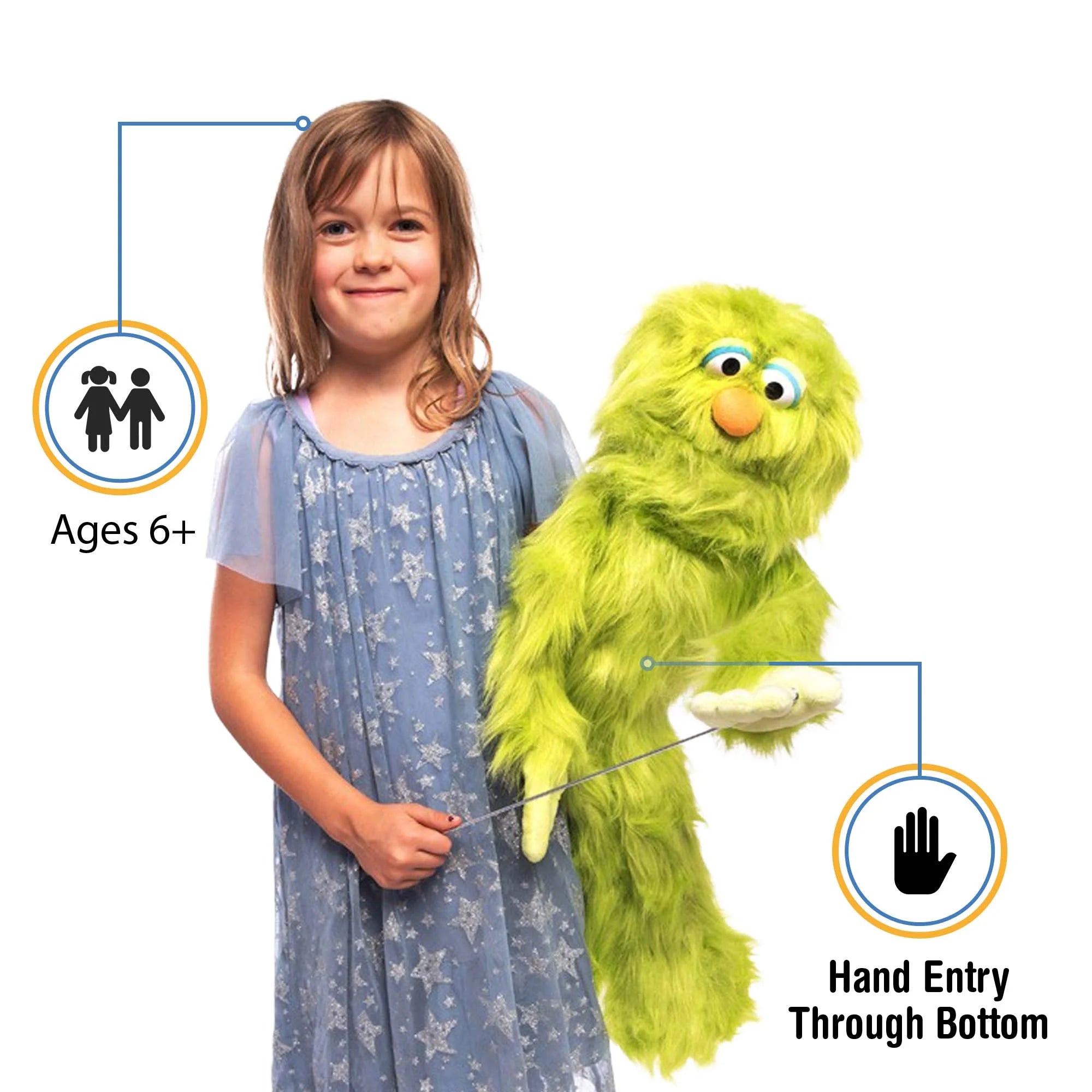 Green Monster Puppet C5148