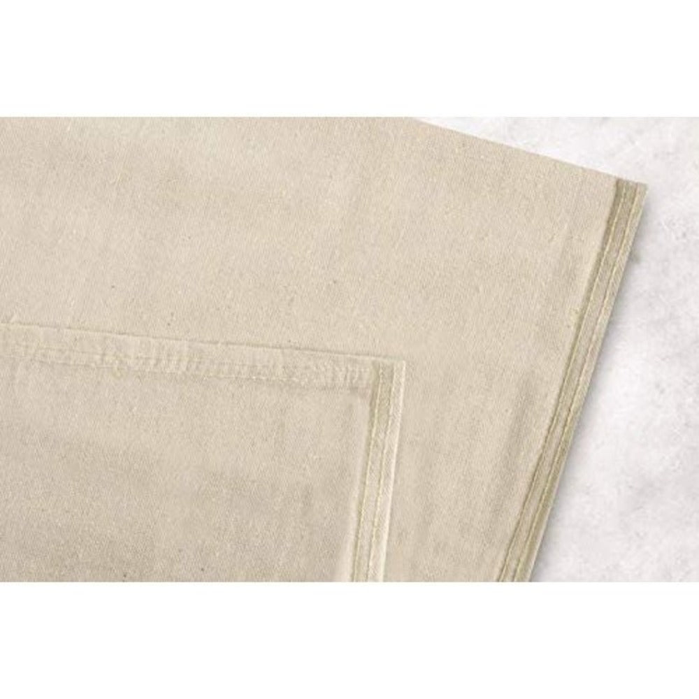 Cotton Canvas Paint Drop Cloth, 4 x 15 feet, Pack of 2, Double Stitched Edges Q816706