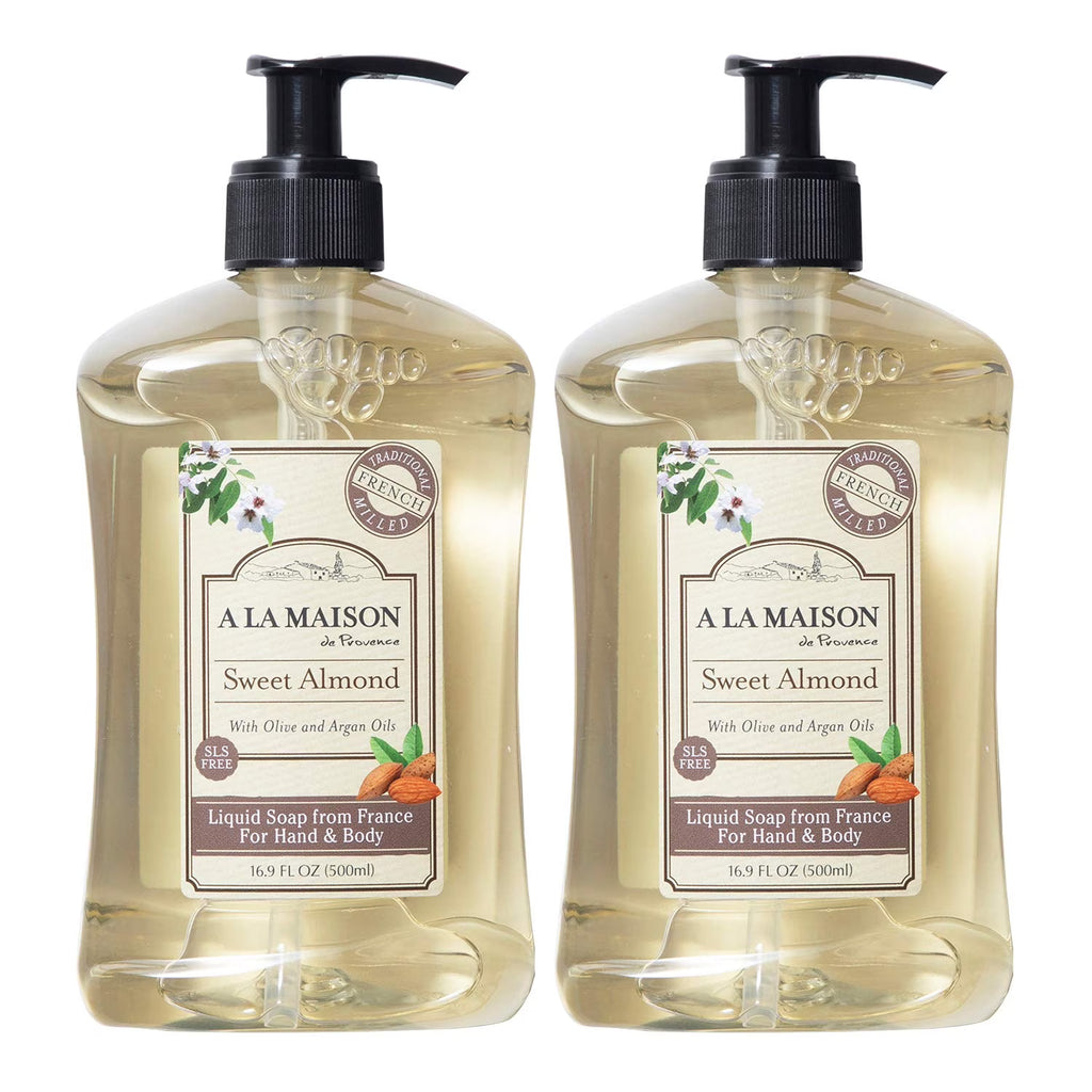 Sweet Almond Liquid Soap, 16.9 oz - 2 Pack E478