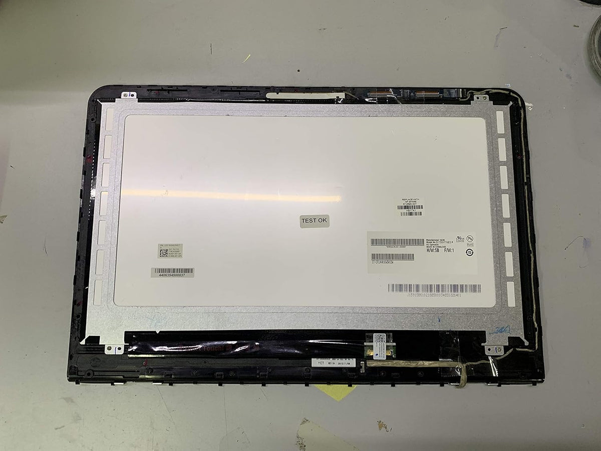 15.6 FHD LCD Screen LED Display Touch Digitizer Bezel Frame Assembly for HP Envy K837715