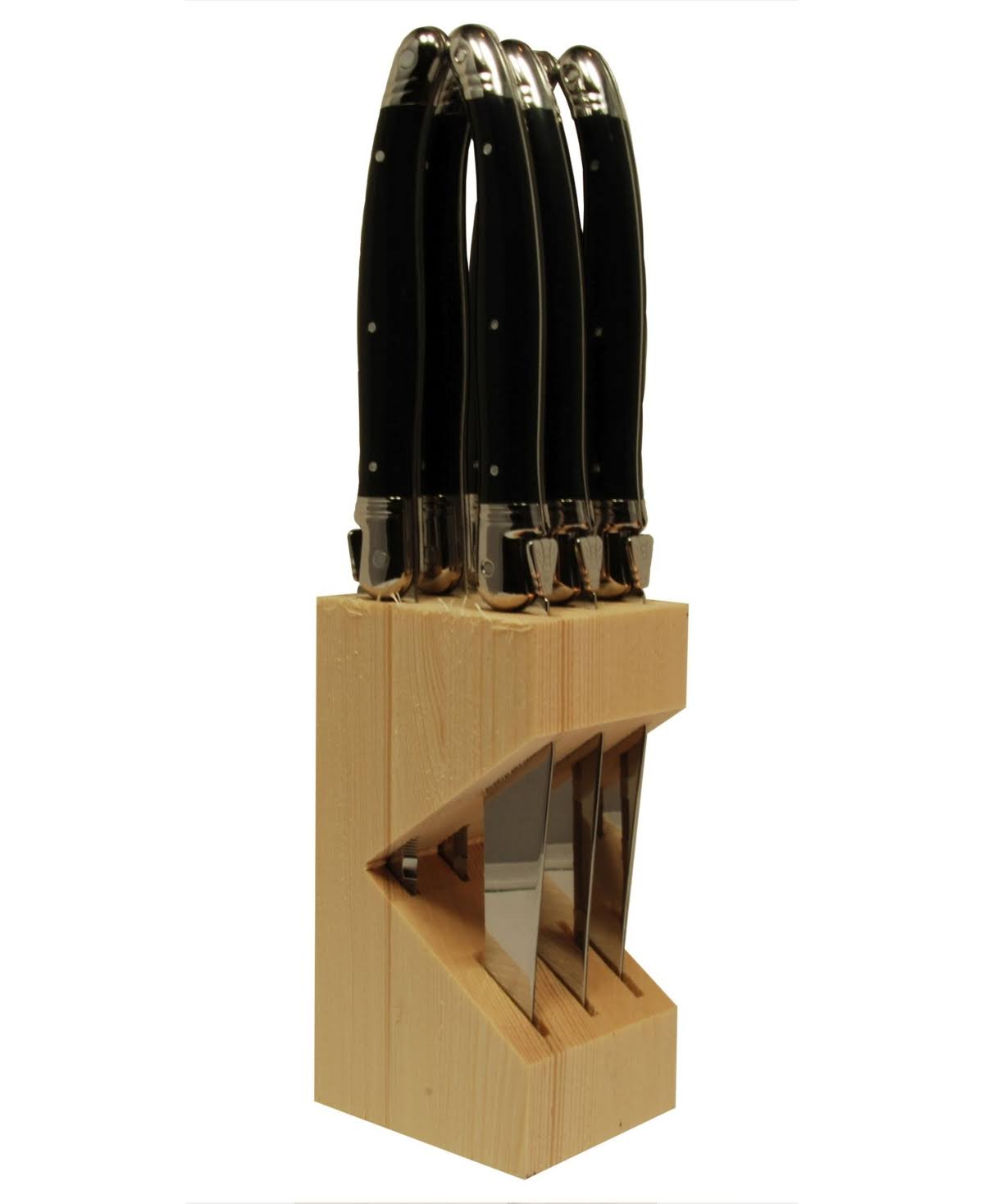 6 Steak Knives in Wooden Block M63899