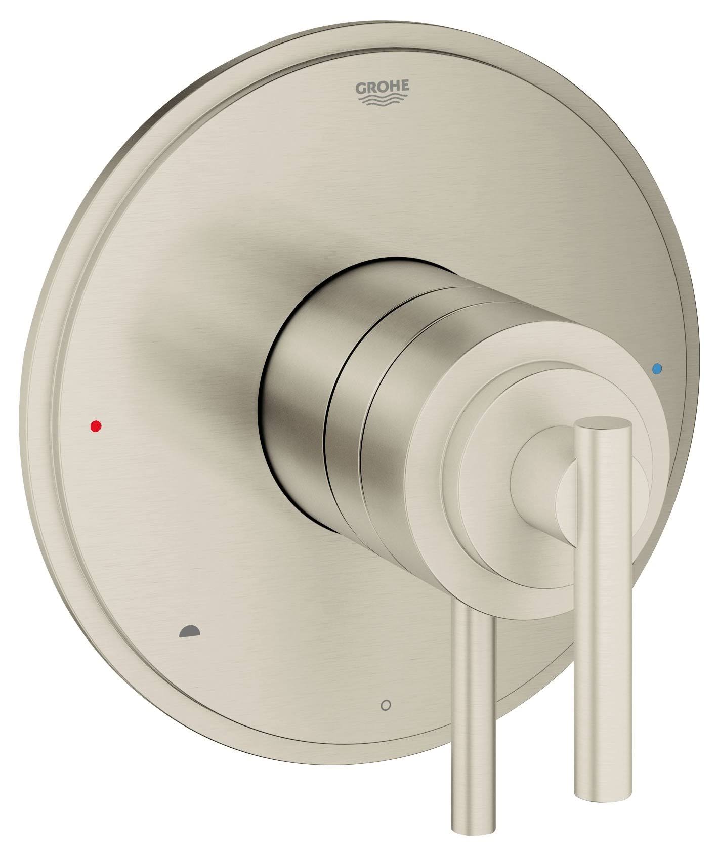 Brushed Nickel Pressure Balance Trim with Control Module N5725