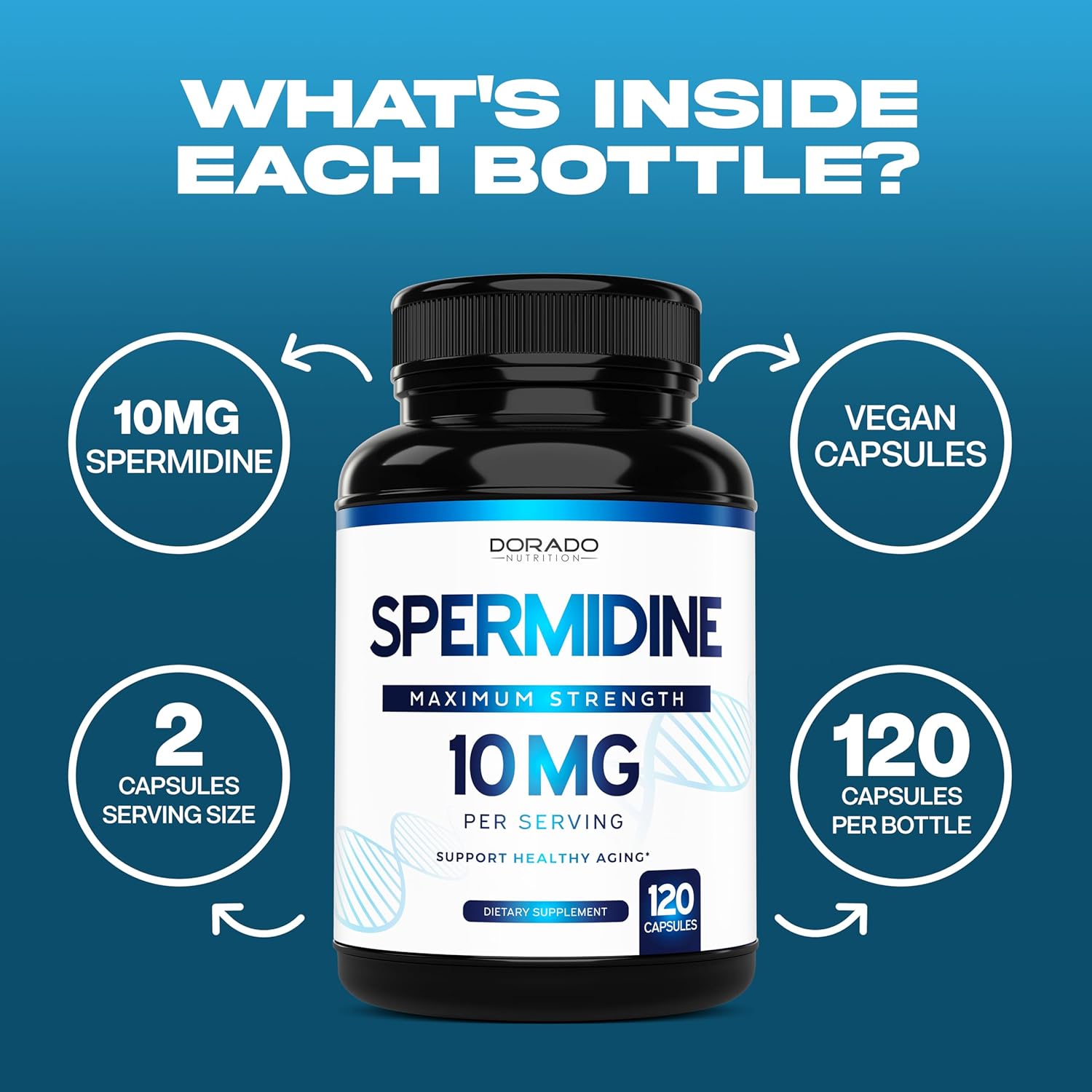 120 Capsules Spermidine Supplement A36574