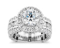 14K White Gold Solitaire Diamond Ring Size 7 R79857